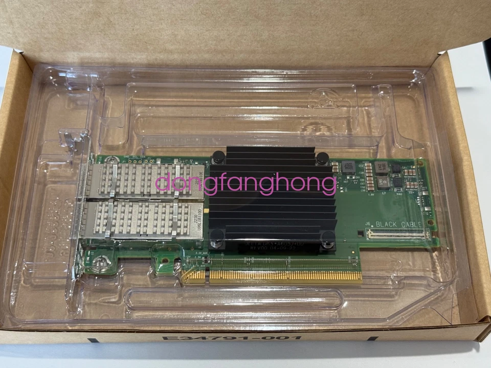 NEW MELLANOX MCX653106A-ECAT ConnectX-6 VPI 2port 100G Dual Port Adapter - Image 2 of 2