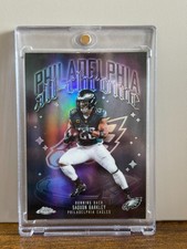 Saquon Barkley [Refractor] #ACT-3 (2025 Topps Chrome All Chrome Team) 