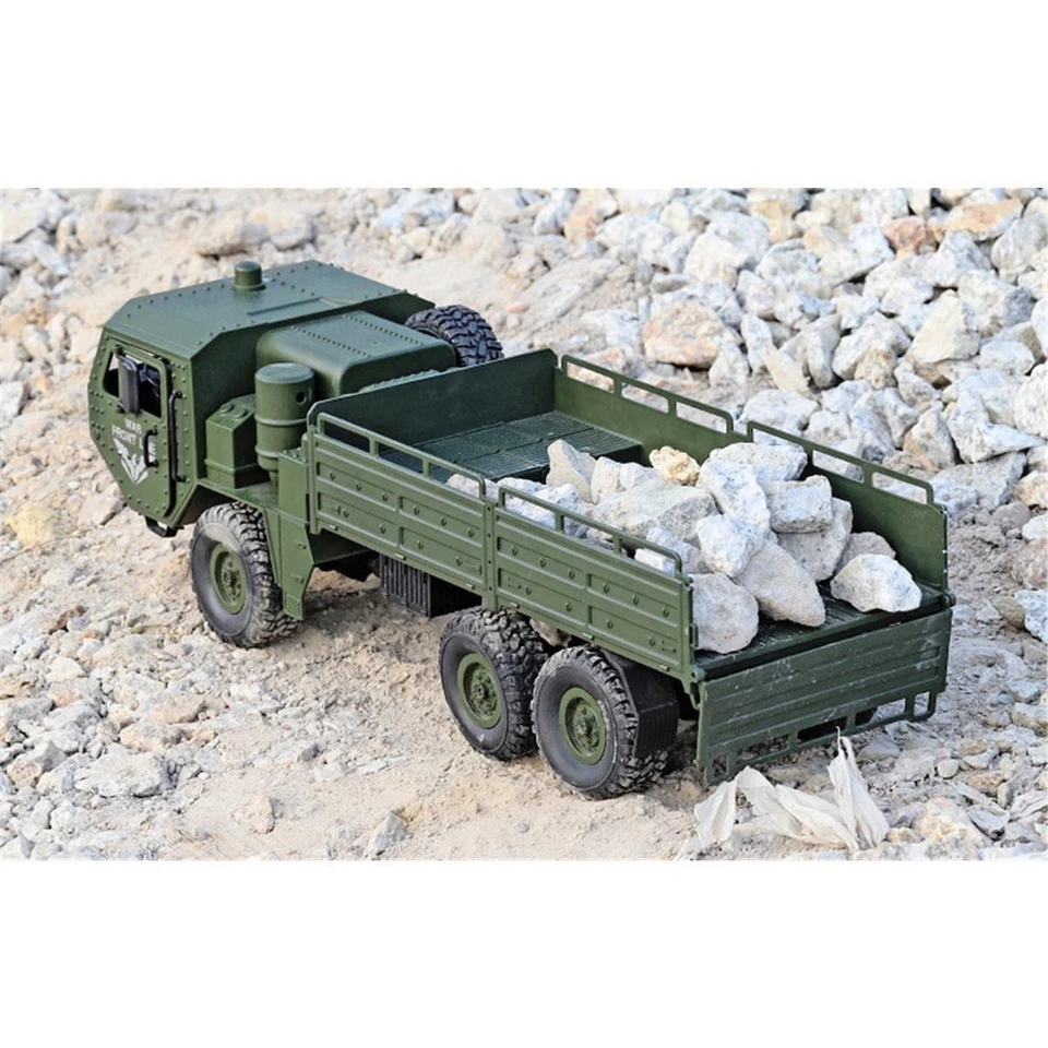 EFASO 1:16 RC 6WD Militär LKW Armee LKW Geländewagen RTR 6 Wheel RTR Komplett  - Bild 3 von 4