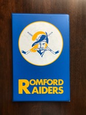 Romford Raiders Ice Hockey Vintage Programme Cover Rare 1980s Binder Collectable