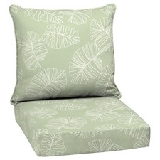 Arden Deep Seat Outdoor Chair Cushion Set, 24 in x 24 in, Weather-Proof, Rain-Pr