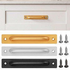 Lot Heavy Duty Alloy Sliding Barn Door Handle Pull Flush Hardware Drawer Pulls