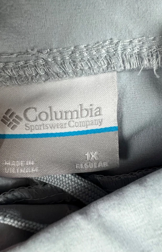 Pantalones de pesca Columbia PFG "Uncharted" grises con bolsillos (para mujer 1X) - Precio de venta sugerido por el fabricante $70 Foto 2 de 4