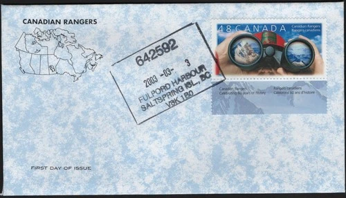 Can 1984 - 2003 48c Canadian Rangers - FDC on Personal 'Illustrated' Cover