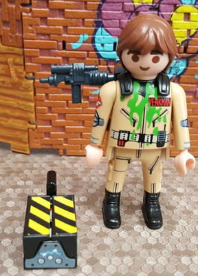 Playmobil Ghostbusters Ray Stantz schlanke Actionfigur mit Fotopaket Waffenfalle