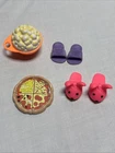 Vintage 1998 Betty Spaghetty’s “Slumber Party” Replacement slippers Pizza Popcor
