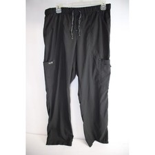 Koi Basics Regular Black Scrub Pants Women's Medium Elastic Waist