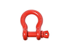 58 Red Lift Bow Shackle D-ring W 34 Clevis Screw Pin Wll 7000 Lbs 3.25 Ton
