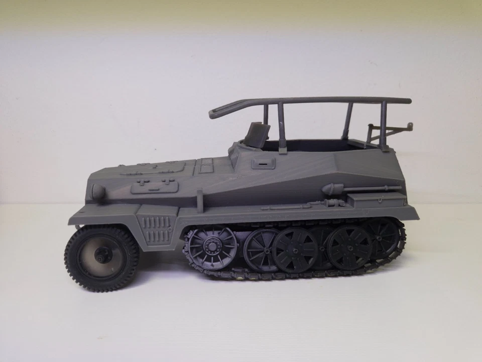 1/18 Custom Sd Kfz 250 Playmobil Compatible, Not painted + Stikers - Imagen 3 de 4