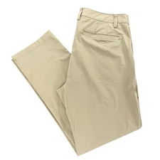 Rhone Mens Classic Commuter Pants Size 32x30 Beige Performance