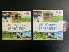 Wii Sports Nintendo Wii Sleeve Instruction Manual Only