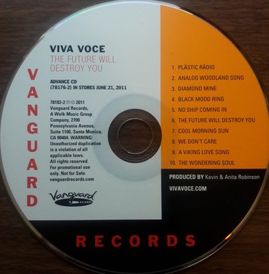 Viva Voce - The Future Will Destroy You (CD, Album, Promo) (Very Good Plus (VG+)