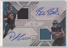 2018 Panini XR Dual Swatches 1/20 DJ Chark Blake Bortles Jr #DAS-BC Auto 9ut