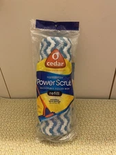 O Cedar Power Scrub Microfiber Wave Sponge Roller Mop Head Refill New Sealed