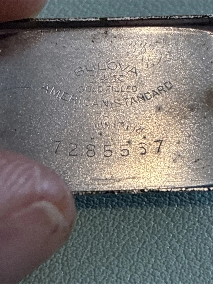 Relógio feminino Bulova Miss America 98 anos. Preenchido a ouro branco 14k. Aparência/leitura - Imagem 4 de 4