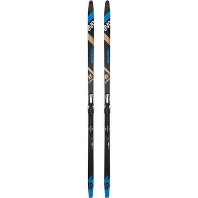 Rossignol EVO 60 R-Skin 195cm Skis w/Step In Bindings NEW Waxless #5671