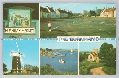 R782694 The Burnhams Village Schild Burnham Market J Salmon Sevenoaks Kent England