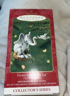 Hallmark Keepsake Dr Seuss Horton Hatches the Egg Christmas Ornament VTG 2001