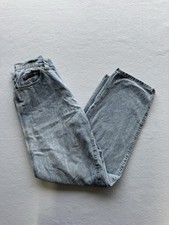 Vintage 90  s Lee Riveted Straight Leg Light Wash Mom Jean Style 30L