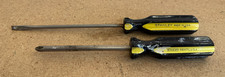 Lot of 2 STANLEY Screwdrivers Made in USA Bla...