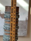 ANTIQUE INDUSTRIAL WALLPAPER ROLLER  STENCIL WOOD/METAL  PRINTING PRESS CYLINDER — photo 9