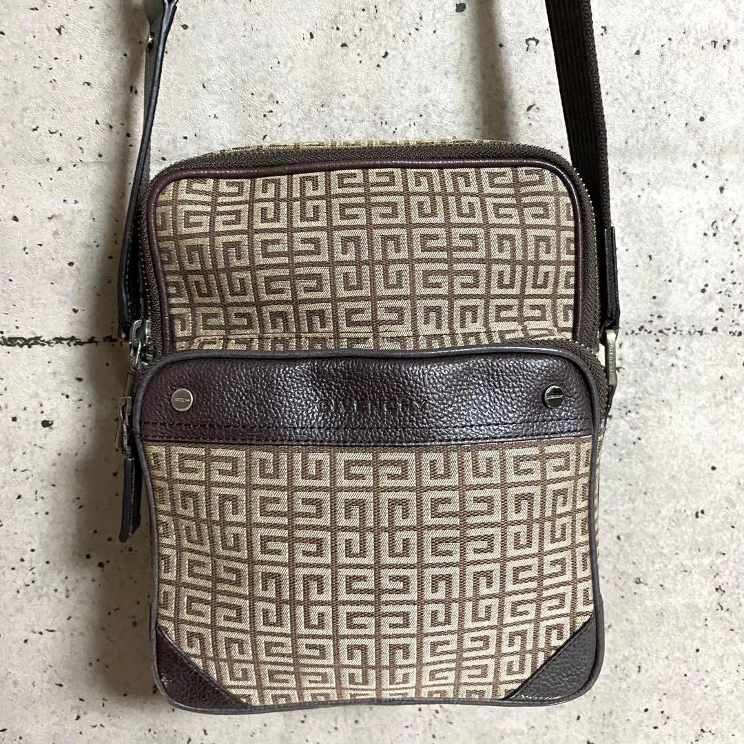 Authentic Givenchy Logo Canvas Mini Shoulder Bag … - image 4