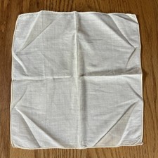 Vintage Cotton Handkerchief Yellow Cottagecore Wedding Hanky