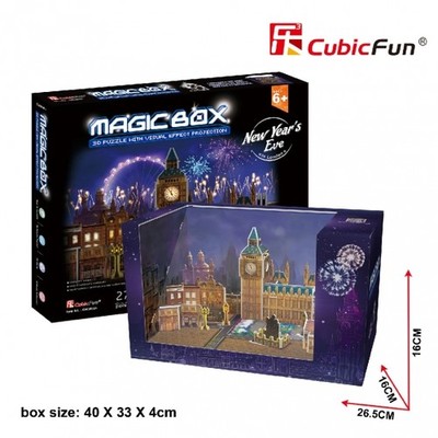3D Puzzle NEW YEAR'S EVE IN LONDON CubicFun