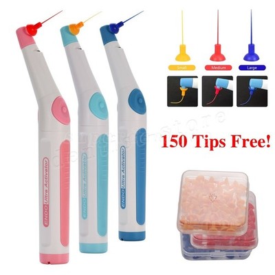 Dental Endo Ultra Activator Cleaning Irrigator LED Handstück 3 Colors+150pcs Tip