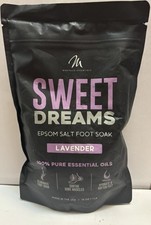 Sweet Dreams Lavender Epsom Salt Foot Soak Soothes Tired Feet Free Fast Shipping