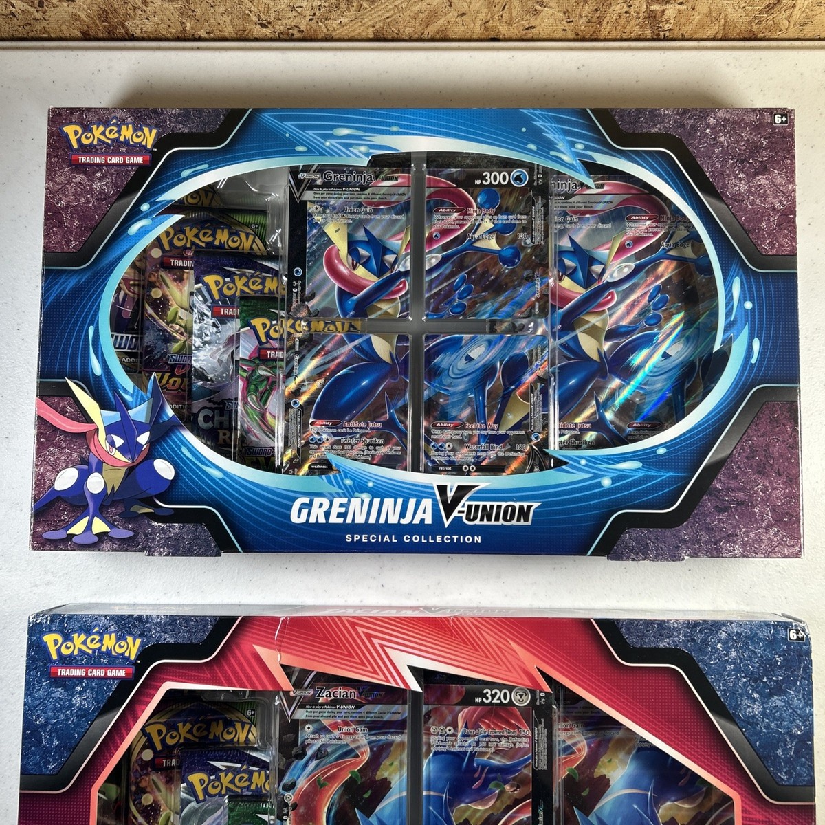 Pokemon TCG: 2021 Greninja & Zacian V-Union Special Collection Box