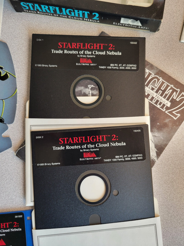 Starflight 2 PC Big Box Game – EA Tandy Version DOS RPG Trade Routes 1989 - Picture 8 of 12