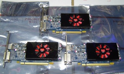 Lot of three (3) AMD Radeon HD 7570 1GB Full Height 109-C33457-00 Video Cards
