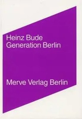 Generation Berlin | Heinz Bude | Taschenbuch | 96 S. | Deutsch | 2001