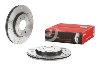 2X 09.9610.75 BREMBO Bremsscheibe für CITROËN,PEUGEOT