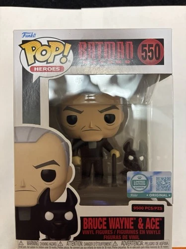 Funko Pop! Heroes Batman Beyond #550 Bruce Wayne & Ace Limited Edition 9500pcs