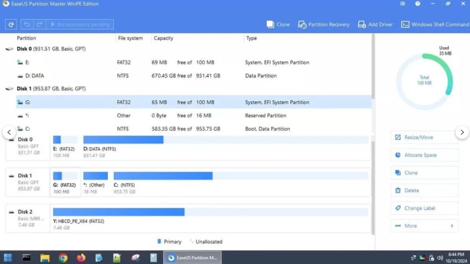 Hiren's NEW Version Bootable USB PC Utilities Password Fix Disk Recovery & More - Image 4 of 4