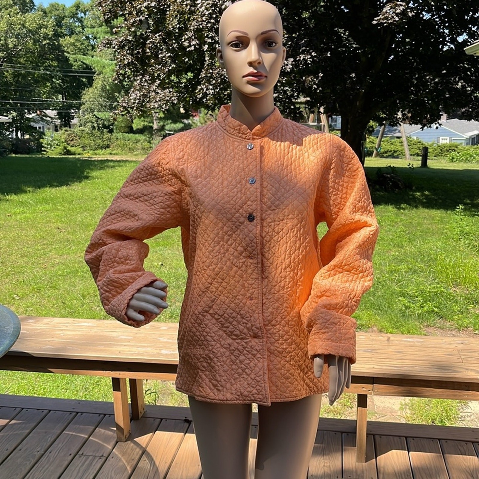 Concept Button Down Jacket Pink Small - image 1