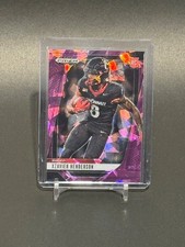2025 Panini Prizm Draft #15 Xzavier Henderson RC Rookie Purple Cracked Ice /199