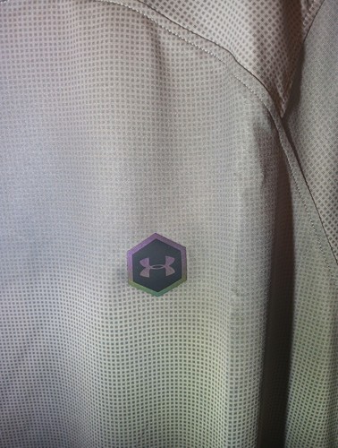Under Armour Men Size 3XL T-Shirt Gray UA RUSH Energy Print Short Sleeve Active - Picture 4 of 6