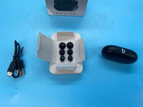Original Beats Solo Buds Wireless Kopfhörer schwarz mit Apple Garantie 07/2026 - Bild 5 von 14