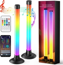 Led Light Bar with Music Sync, Color Changing TV Backlight App & Remote Control,