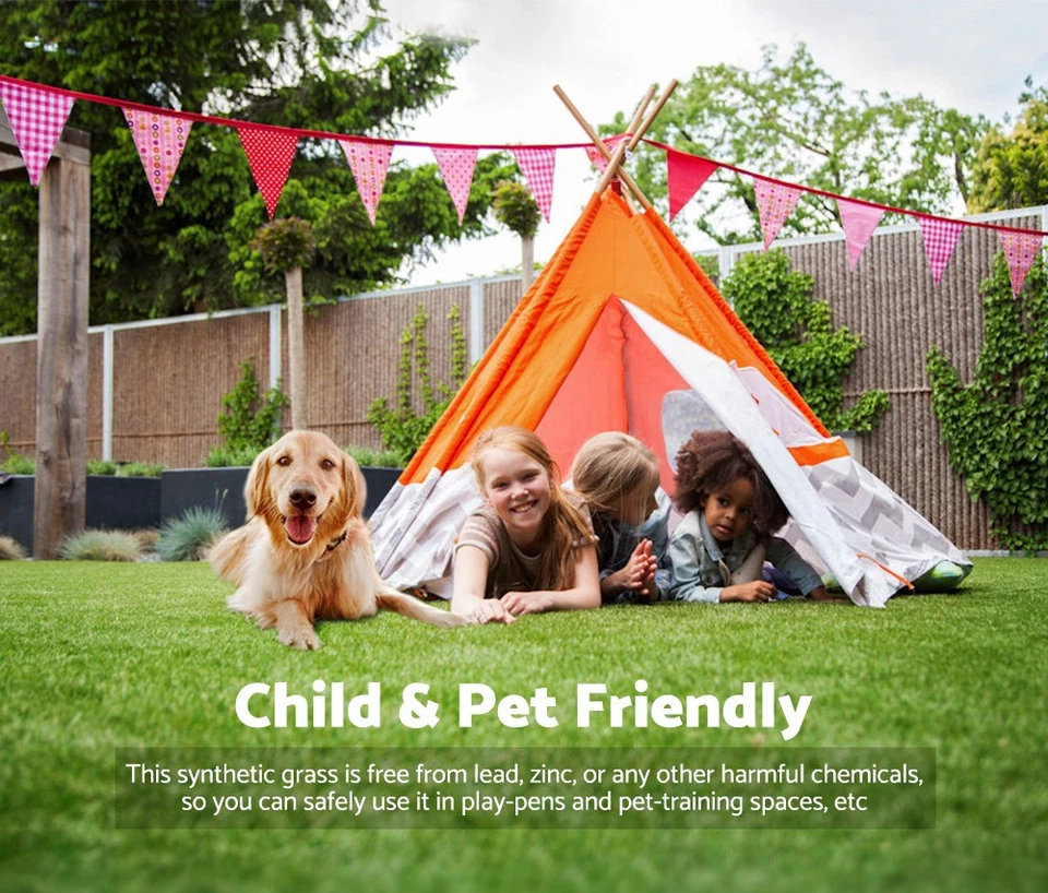 Mobi Artificial Synthetic Grass Fake Lawn 30mm Turf Plastic Plant 10-60SQM - image 3 of 4