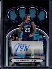2022-23 Panini Crown Royale PJ Washington Jr. Auto Purple #/25 Hornets
