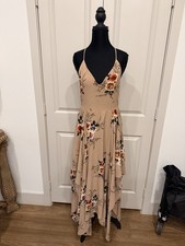 Floral Brown Maxi Dress