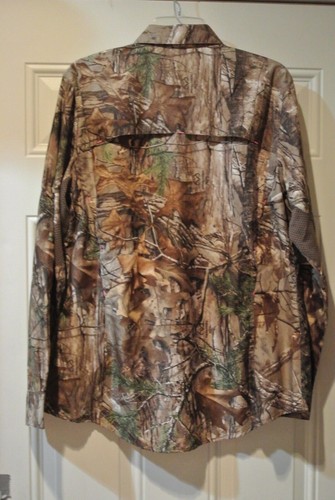 Women's XL Game Winner long sleeve camo button down hunting shirt - Picture 3 of 3