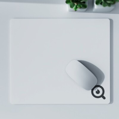 Glass Mouse Pad 12'' x 14'' (350mmx300mm)