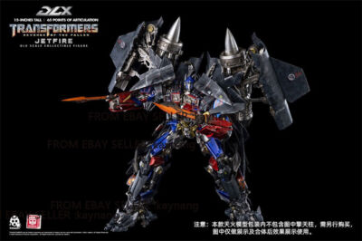 Original Version ThreeZero 3A DLX Jetfire Skyfire Figure Without Optimus Prime