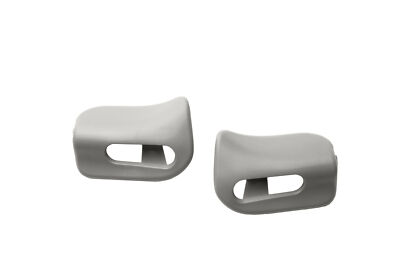 R129 SL320 SL500 SL600 300SL 500SL Pair of Mushroom Sun Visor Trim Caps Textured