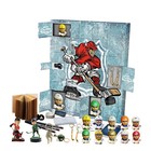 Ice Hockey Advent Calendar With 24 Small Doors Holiday Miniature Hockey Ornament